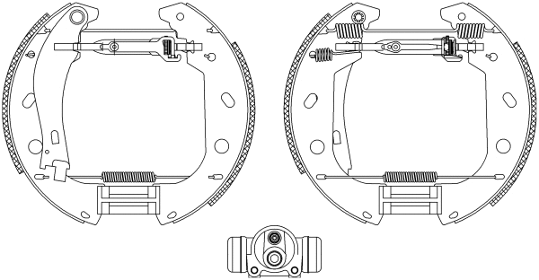 Brake Shoe Set (R0805)