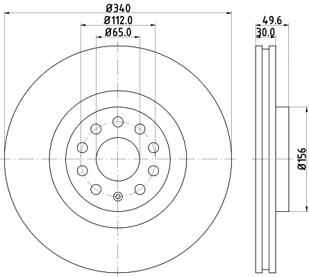 Brake Disc (55298)