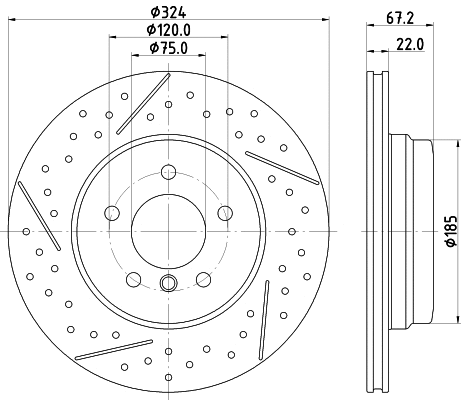 Brake Disc (55312)