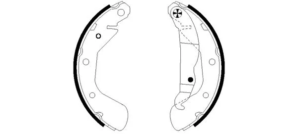 Brake Shoe Set (Q1130)