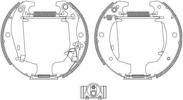 Brake Shoe Set (R1040)