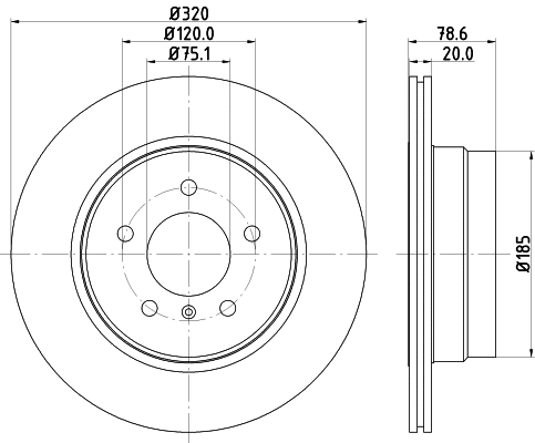 Brake Disc (54611)