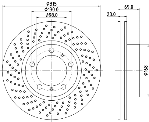 Brake Disc (55799)