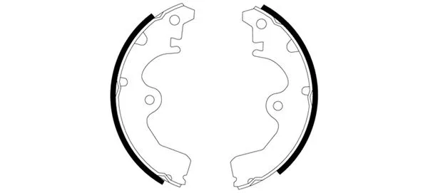 Brake Shoe Set (H8025)