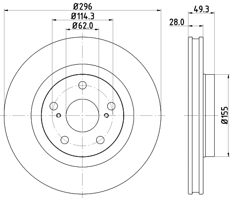 Brake Disc (54688)