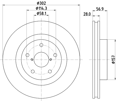 Brake Disc (55862)