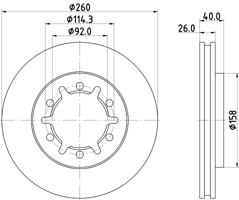 Brake Disc (54861)
