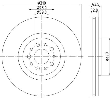 Brake Disc (54181)