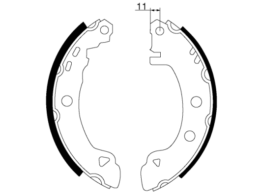 Brake Shoe Set (H9230)