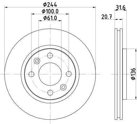 Brake Disc (52827)