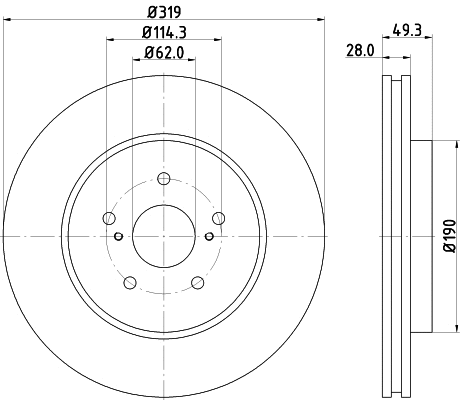 Brake Disc (54715)