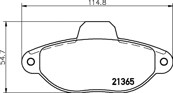 Brake Pad Set, disc brake (T9021)