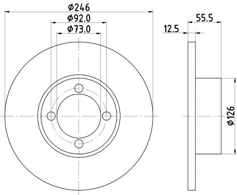 Brake Disc (52402)