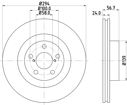 Brake Disc (54395)