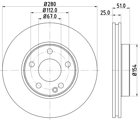 Brake Disc (55570)
