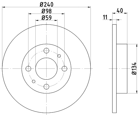 Brake Disc (50909)