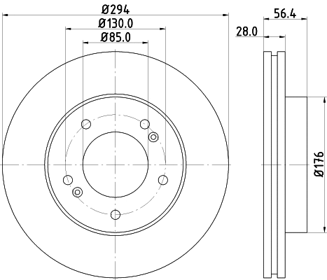 Brake Disc (55032)