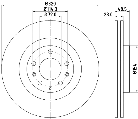 Brake Disc (55034)