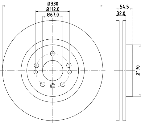Brake Disc (55604HC)