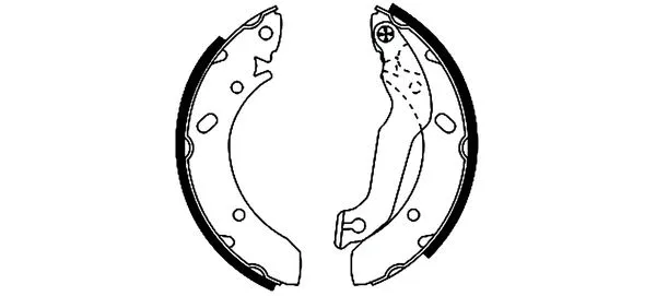 Brake Shoe Set (H9090)