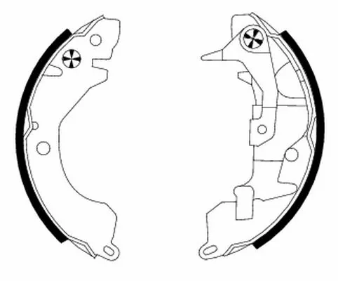 Brake Shoe Set (H8370)