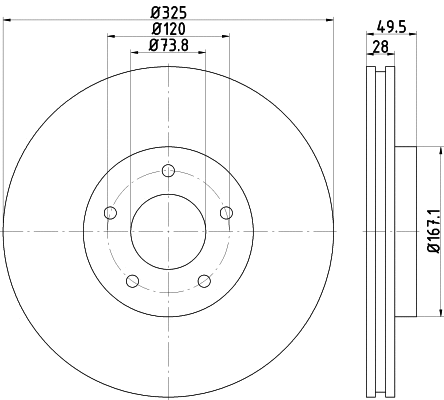 Brake Disc (54849)