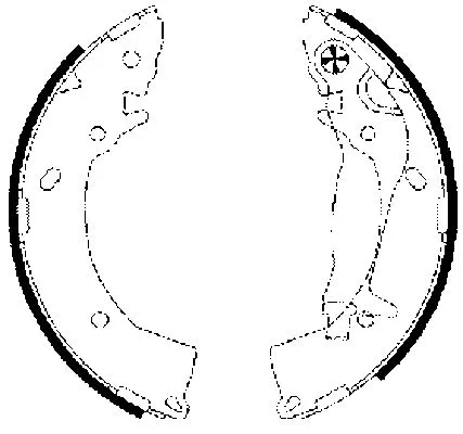 Brake Shoe Set (H9755)