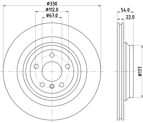 Brake Disc (55735)