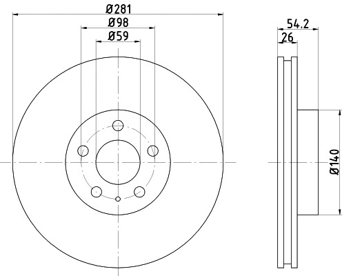 Brake Disc (51812)