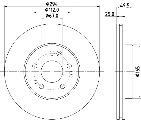 Brake Disc (52128)