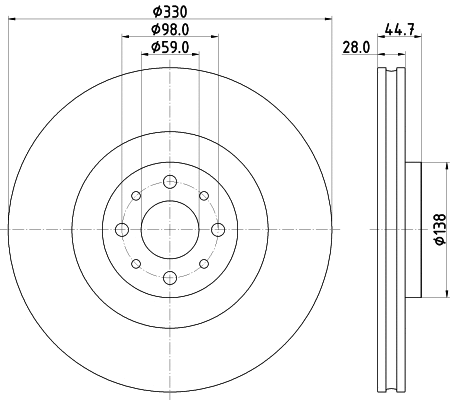 Brake Disc (55724)