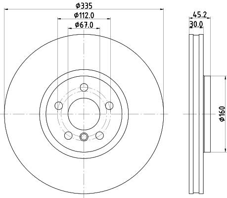 Brake Disc (56162HC)