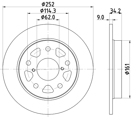 Brake Disc (56057)