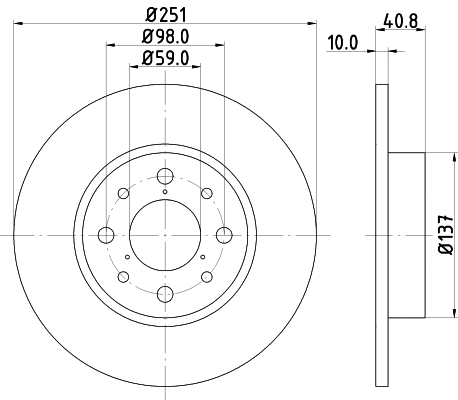 Brake Disc (55023)