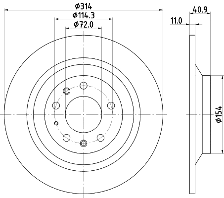 Brake Disc (54664)