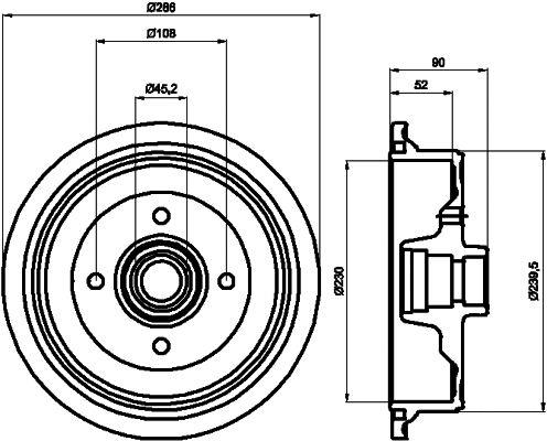 Brake Drum (63910)