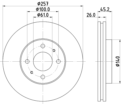 Brake Disc (52335)