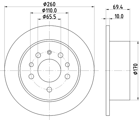 Brake Disc (52411)