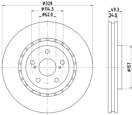 Brake Disc (55942)