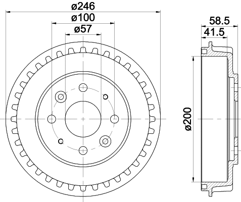 Brake Drum (61287)