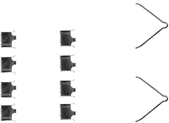 Accessory Kit, disc brake pad (K0068)