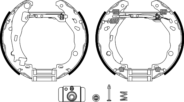 Brake Shoe Set (R1225)