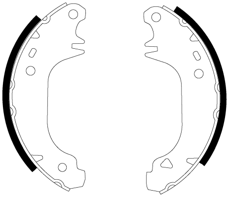 Brake Shoe Set (H9195)