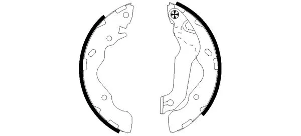 Brake Shoe Set (H9545)