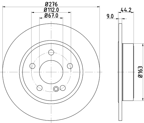 Brake Disc (55413)