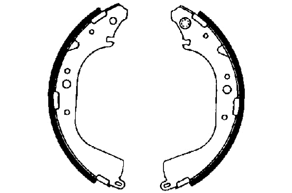 Brake Shoe Set (H1415)