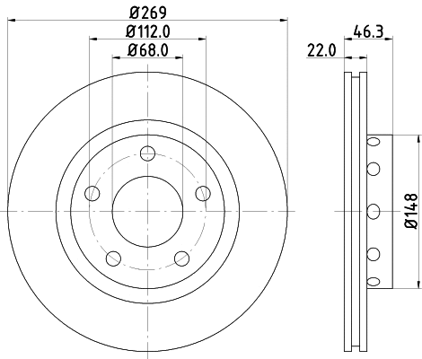 Brake Disc (50265)