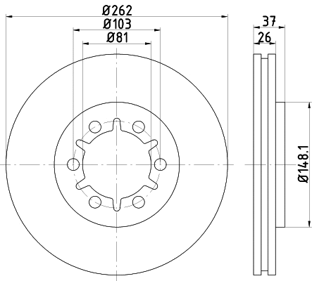 Brake Disc (54727)
