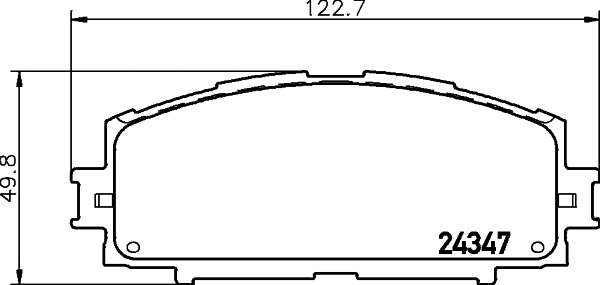 Brake Pad Set, disc brake (T1601)
