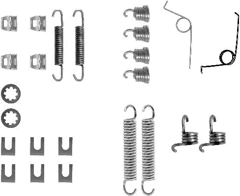 Accessory Kit, brake shoes (X0008)